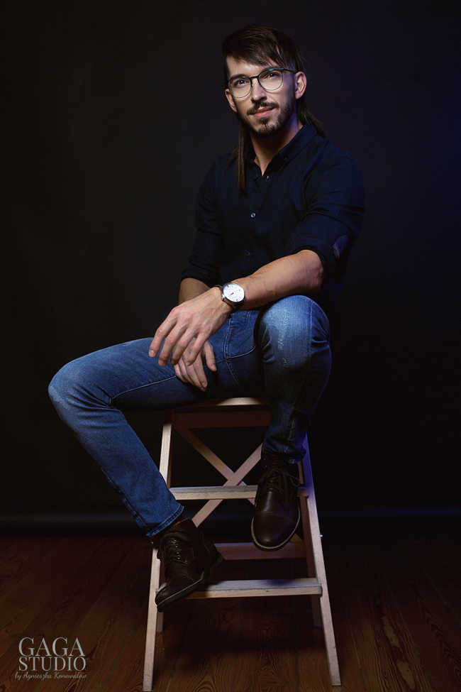 Sesja męska Poznań studio fotograficzne Poznań